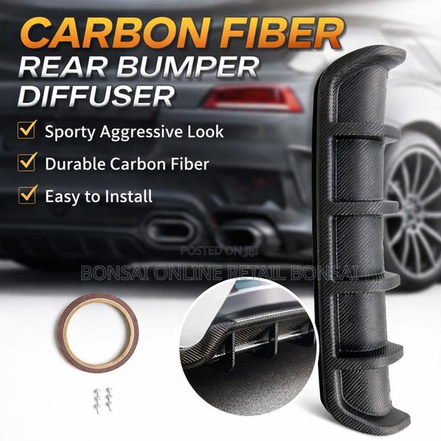 High Quality Car Diffuser Chassis Fin Shark Fin Type Rear Bumper Diffu