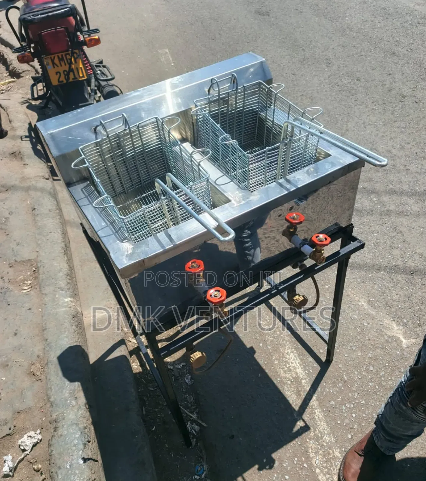 Surprising Service Gas Double Chips Fryer
