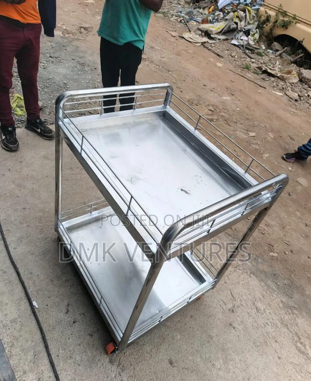 Surprising Stainless Food Trolley - main view