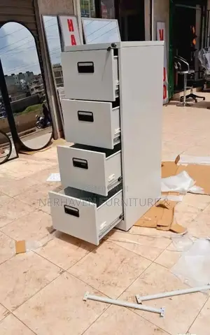 Durable 4-Drawer Steel Filing Cabinet for Office Home