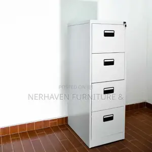 Heavy-Duty 4-Drawer Office Cabinet – Smooth Glide Drawers