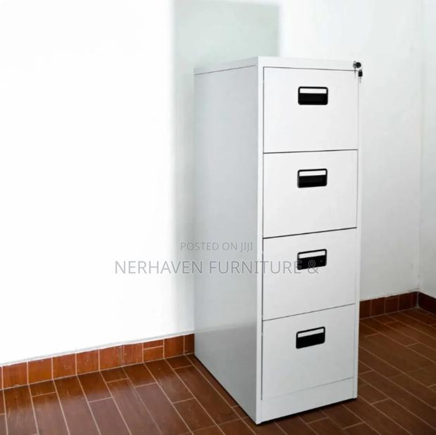 Heavy-Duty 4-Drawer Office Cabinet – Smooth Glide Drawers