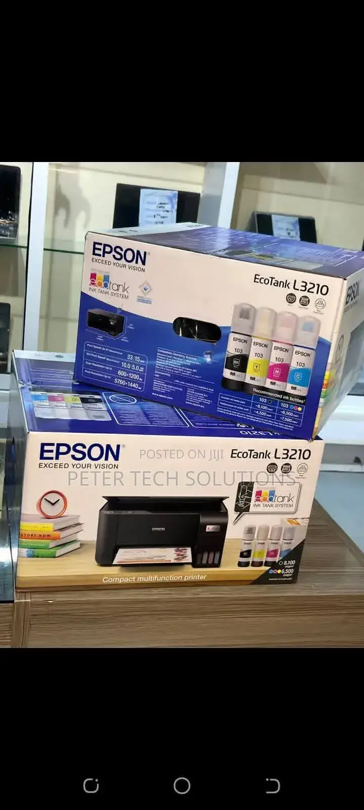 L3210 Printer 🖨 Epson Available
