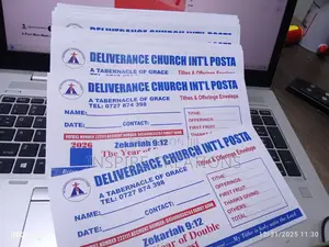 2026 Tithes Envelopes Printing