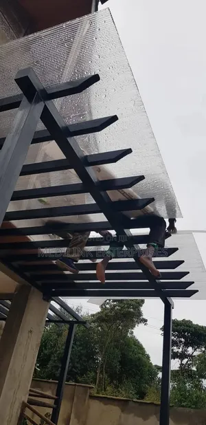 Treated Timber Outdoor Side Attached Pergola