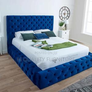 Blue Chesterfield Comfy Beds - main view