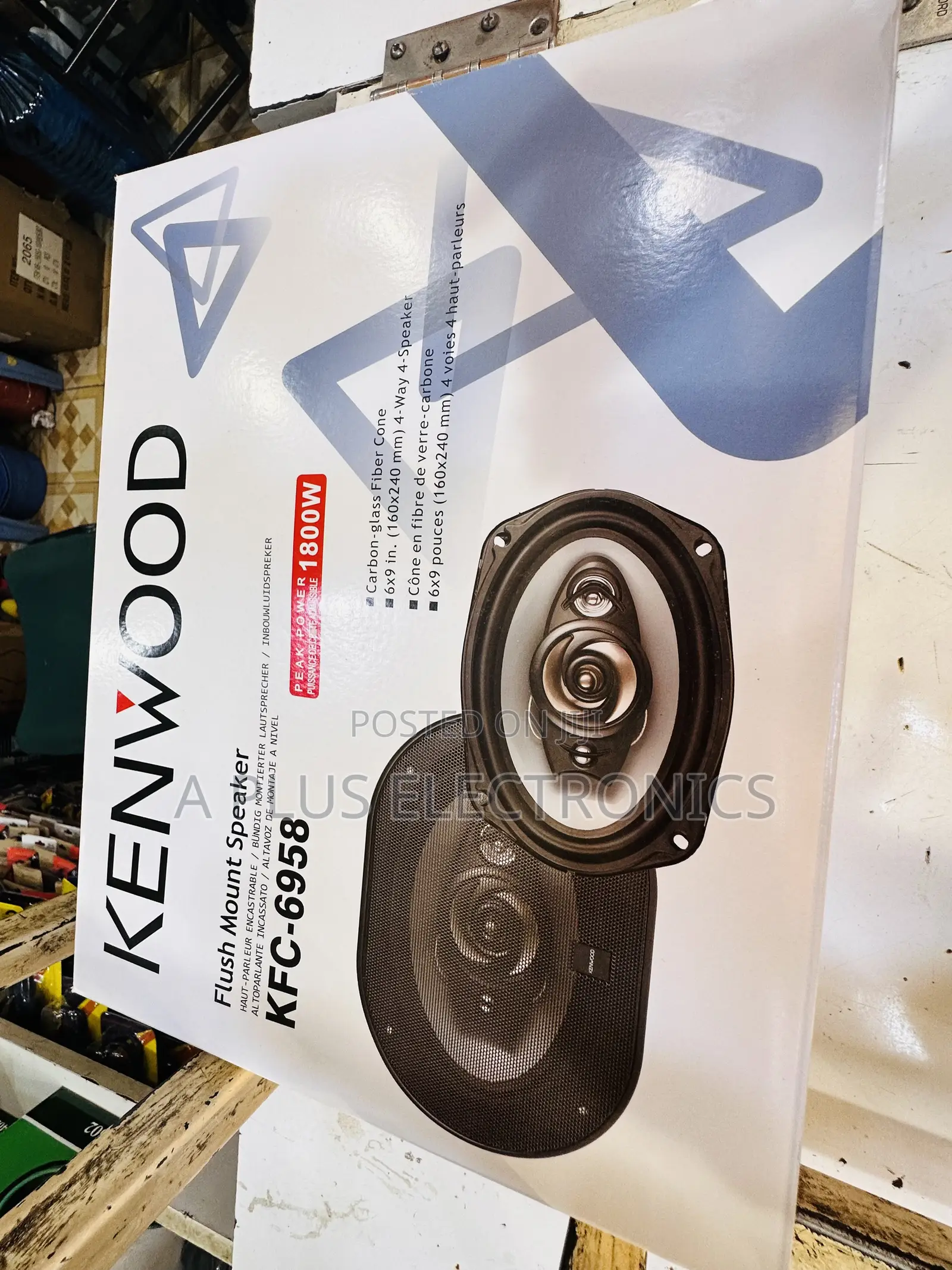 Kenwood 6×9 Car Speaker Set – Premium Sound Quality
