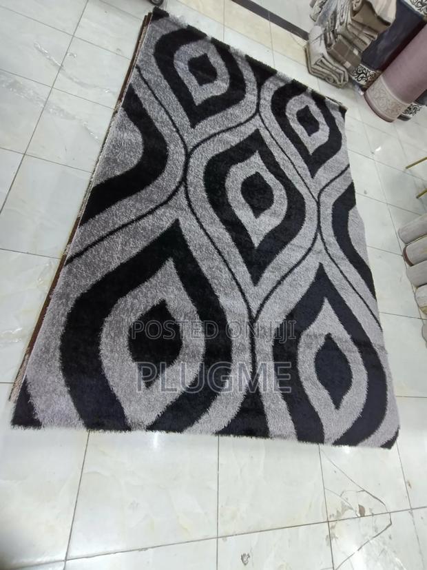 High Quality Turkish Fluffy Carpets Available 5x8/6x9/7x10/8x11 - thumbnail 4