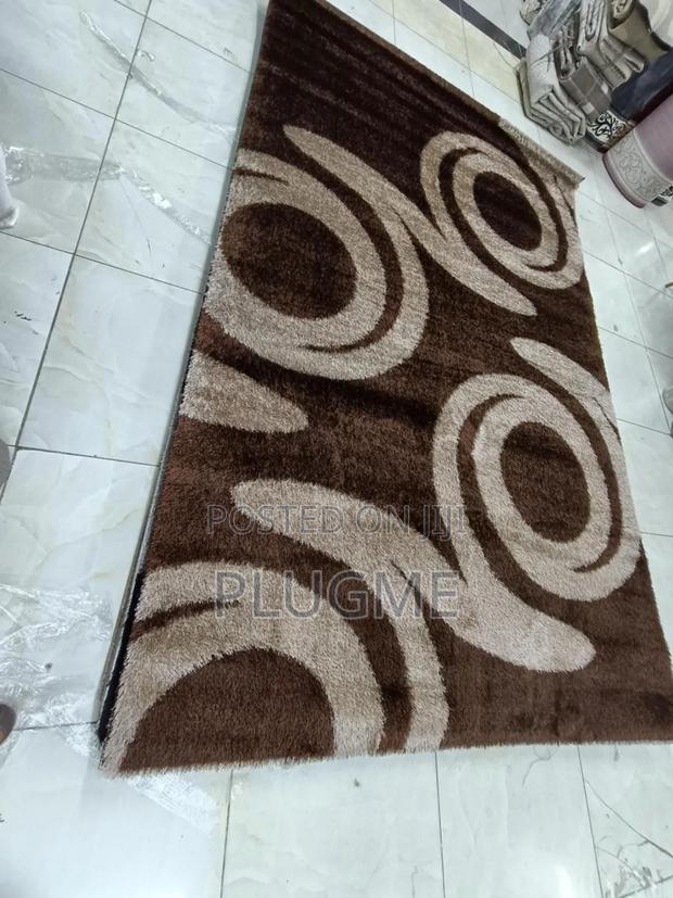 High Quality Turkish Fluffy Carpets Available 5x8/6x9/7x10/8x11 - thumbnail 5