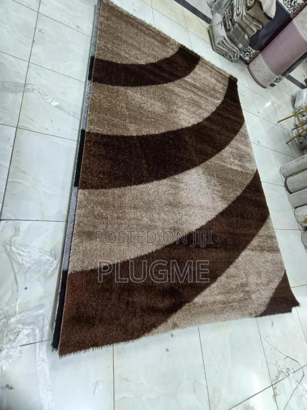 High Quality Turkish Fluffy Carpets Available 5x8/6x9/7x10/8x11 - thumbnail 7