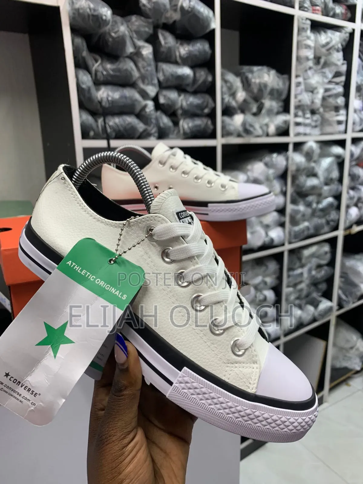 Leather Converse