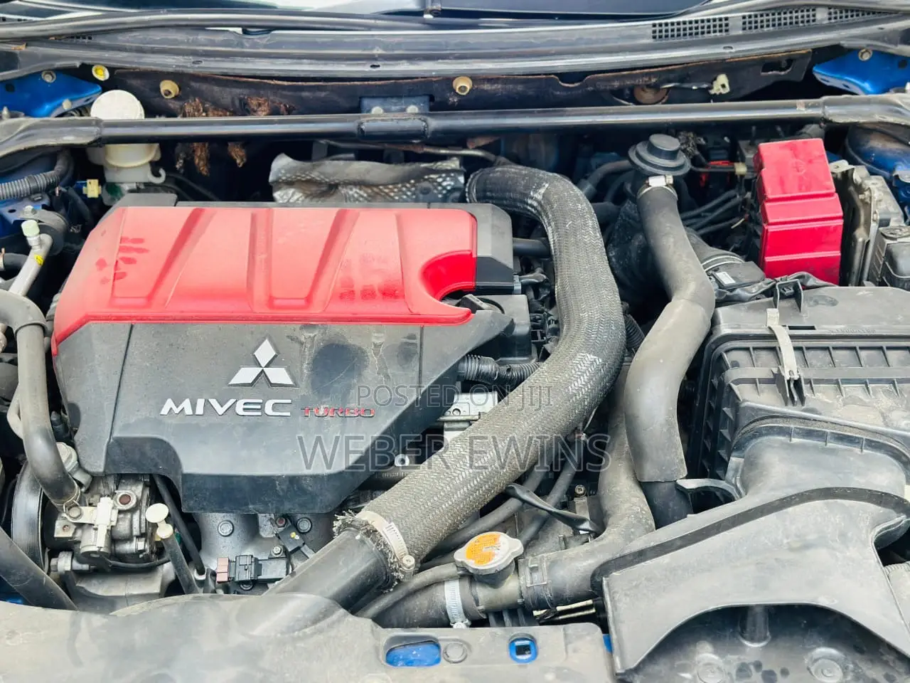 Mitsubishi Lancer Evo 2011 Blue