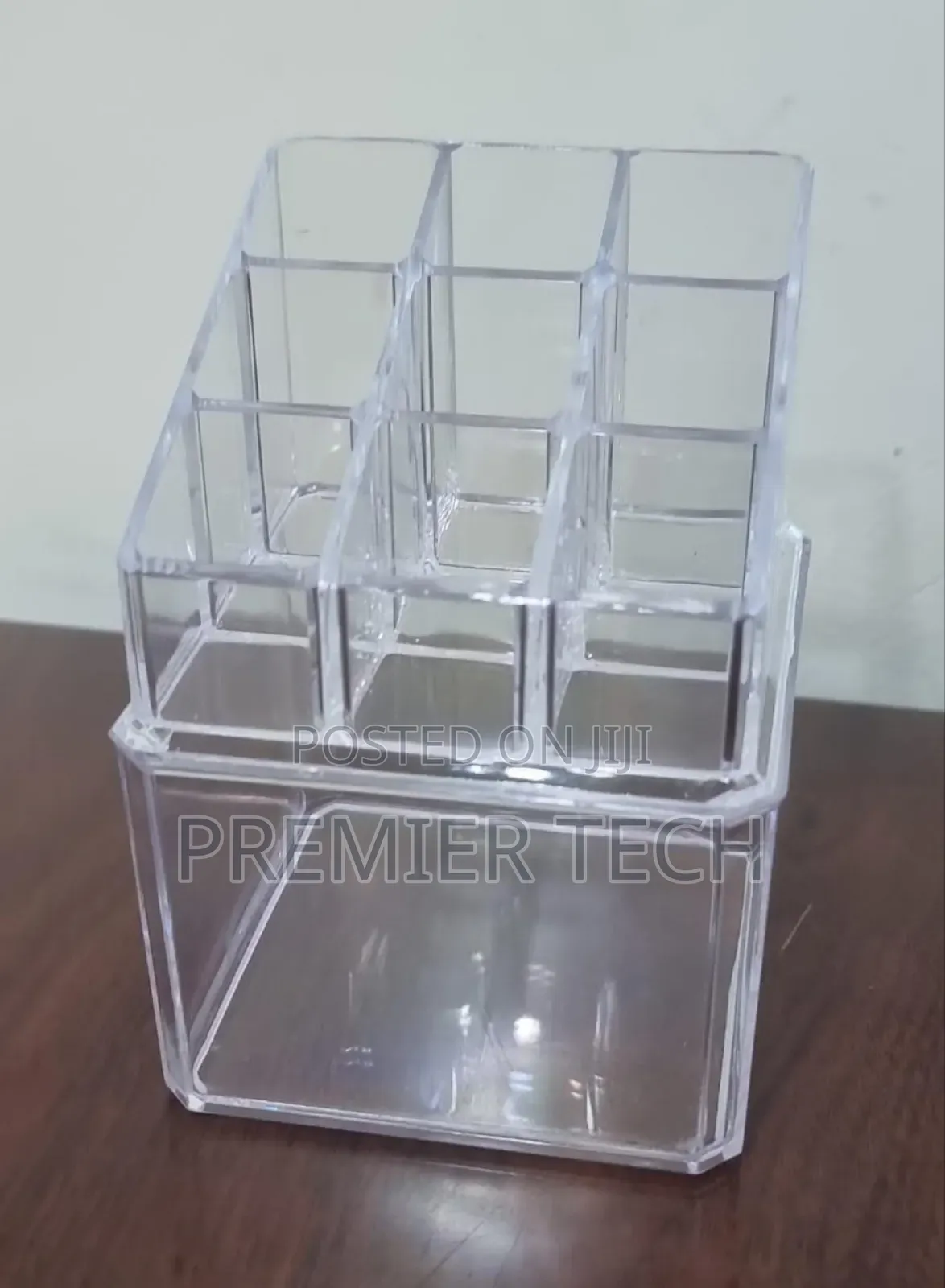 *Jn-803 9 Grid 2 Layer Acrylic Cosmetics Organizer