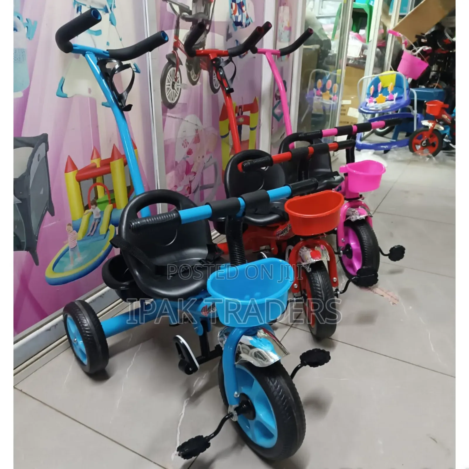 *Restocked* Tricycles With Push Handle