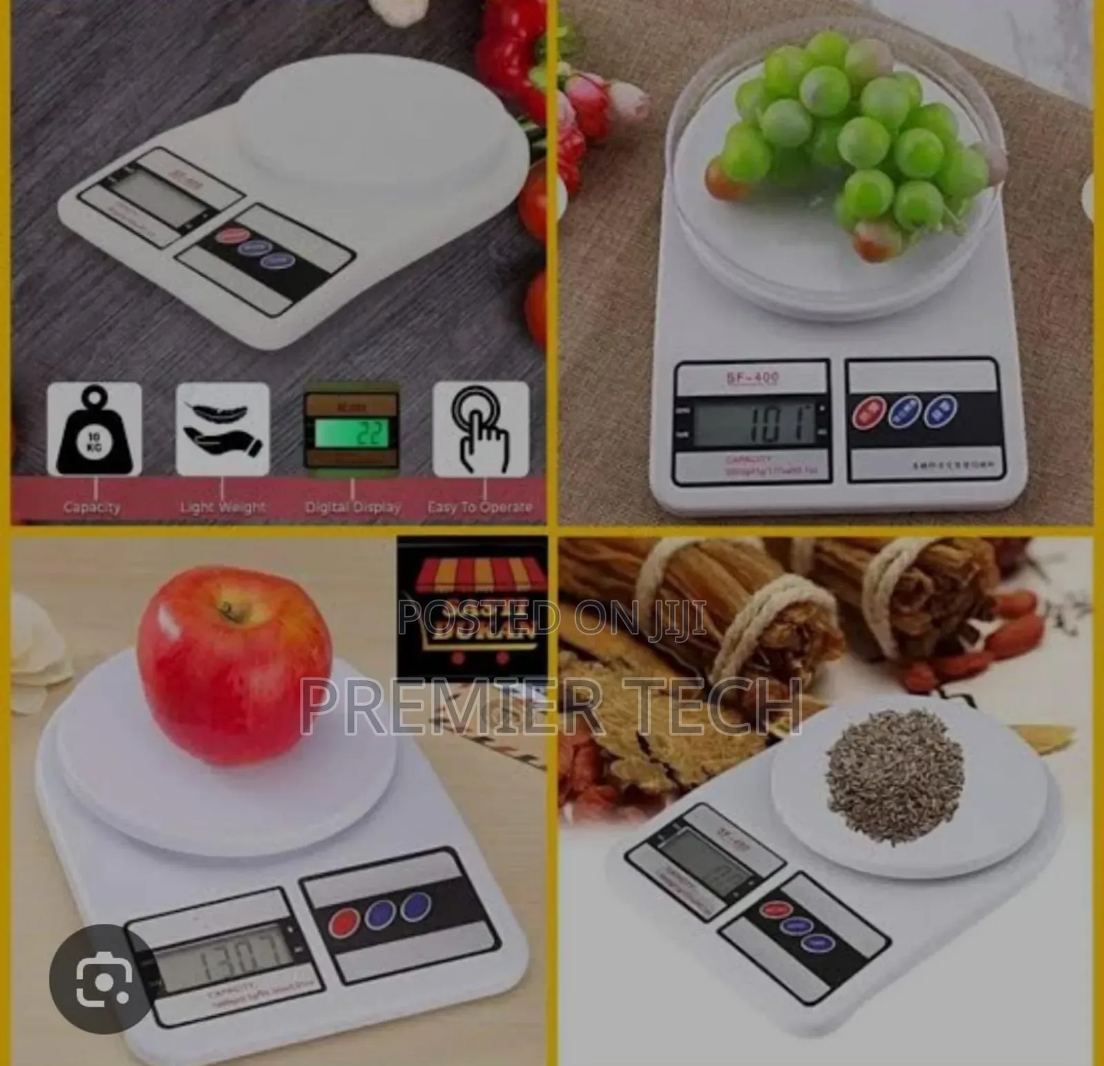 *Digital Kitchen Weighing Scale +2 Batteries