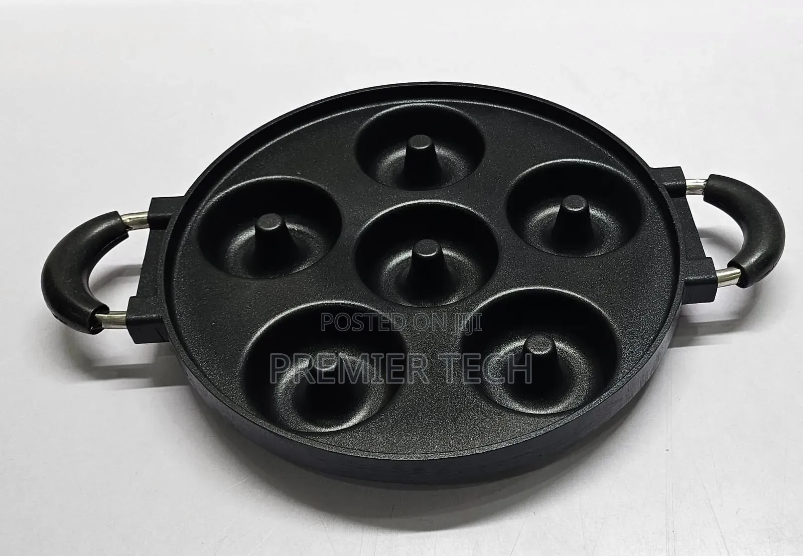 High Quality Die-Cast Non-Stick Induction Heavy Donut 6 Slot Pan
