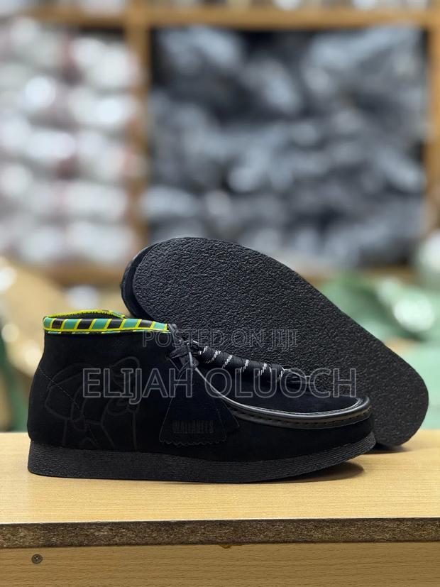 Clarks Wallabees Leather Pure High Shoes - main view