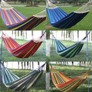 Beautiful Stripped Outside Hammock
