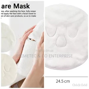 Hot Compress Face Steam Bath Towel Now Available in White