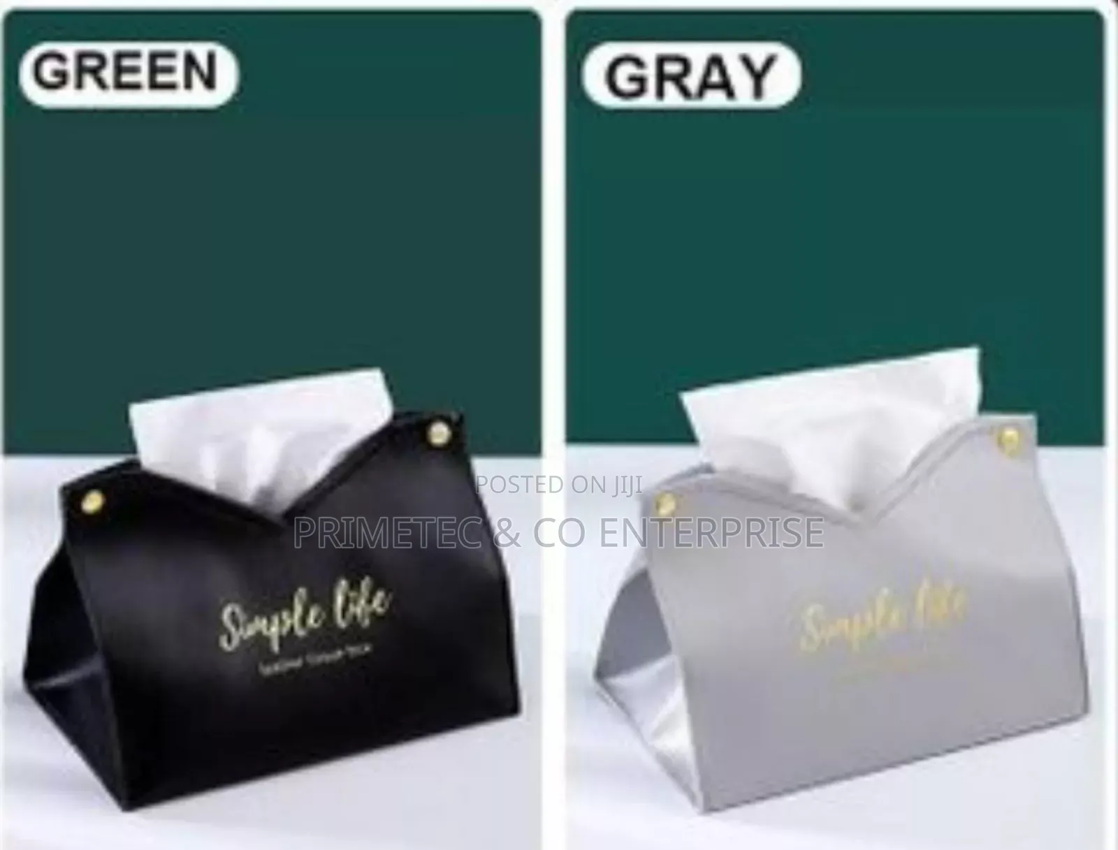 Simple Life Leather Serviette Holder