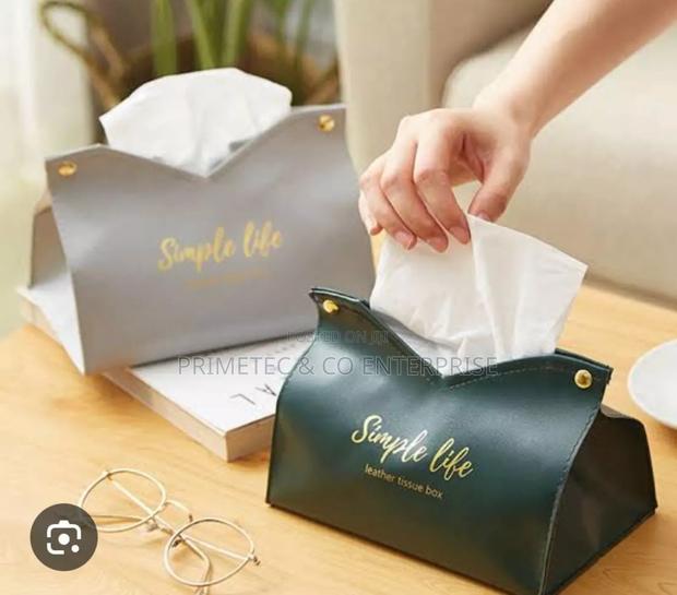 Simple Life Leather Serviette Holder - thumbnail 2