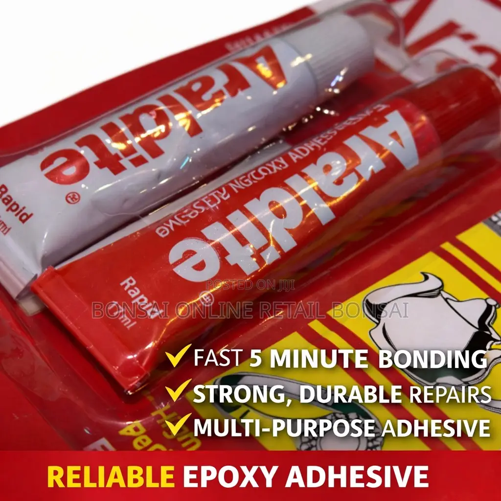 Araldite Rapid 5 Minute Epoxy Adhesive Strong Repair Glue