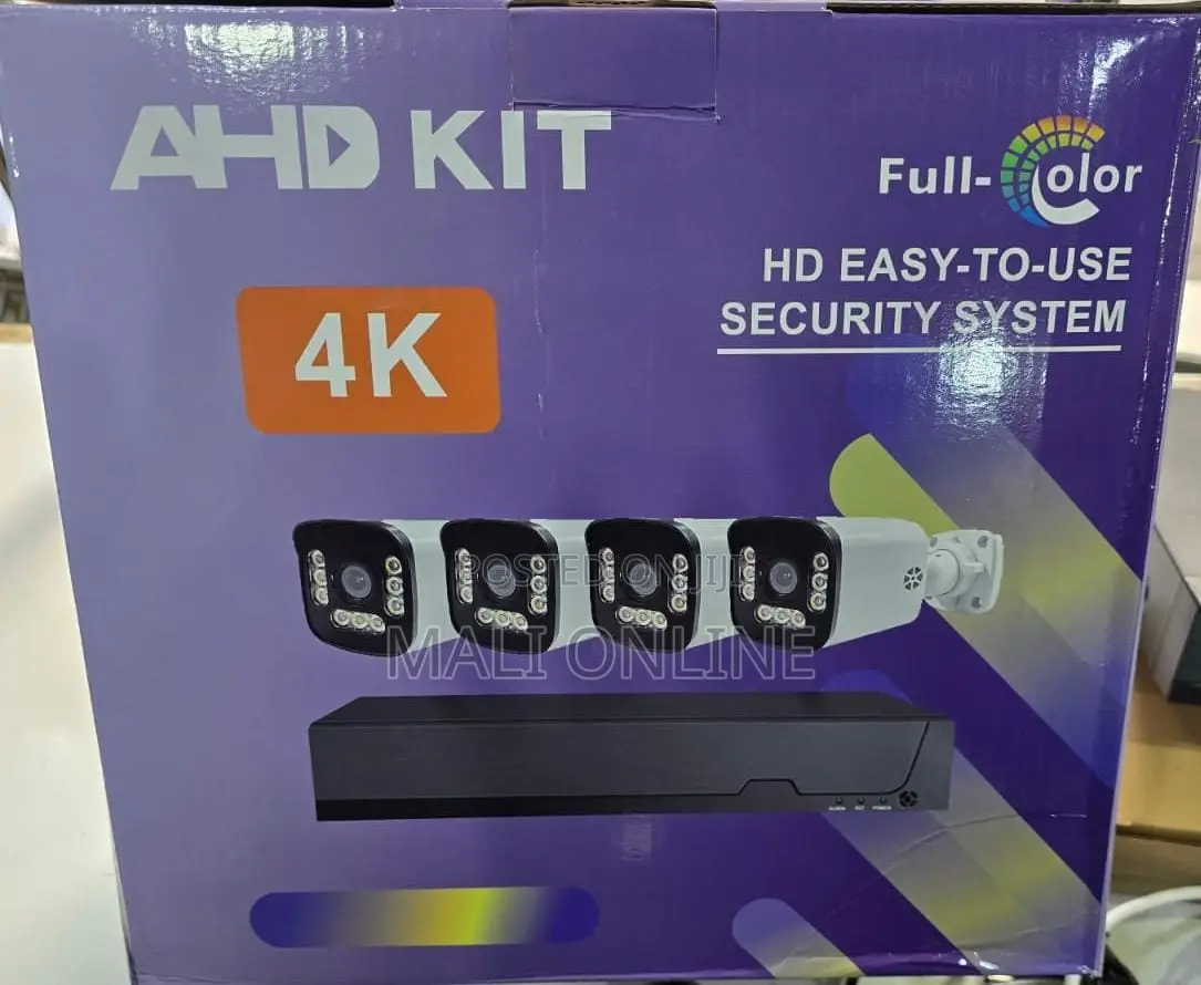 2mp Ahd Camera System 4 Channel CCTV Kit Home Surveillance Set