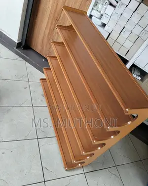 6-Tier Natural Bamboo Shoe Rack.