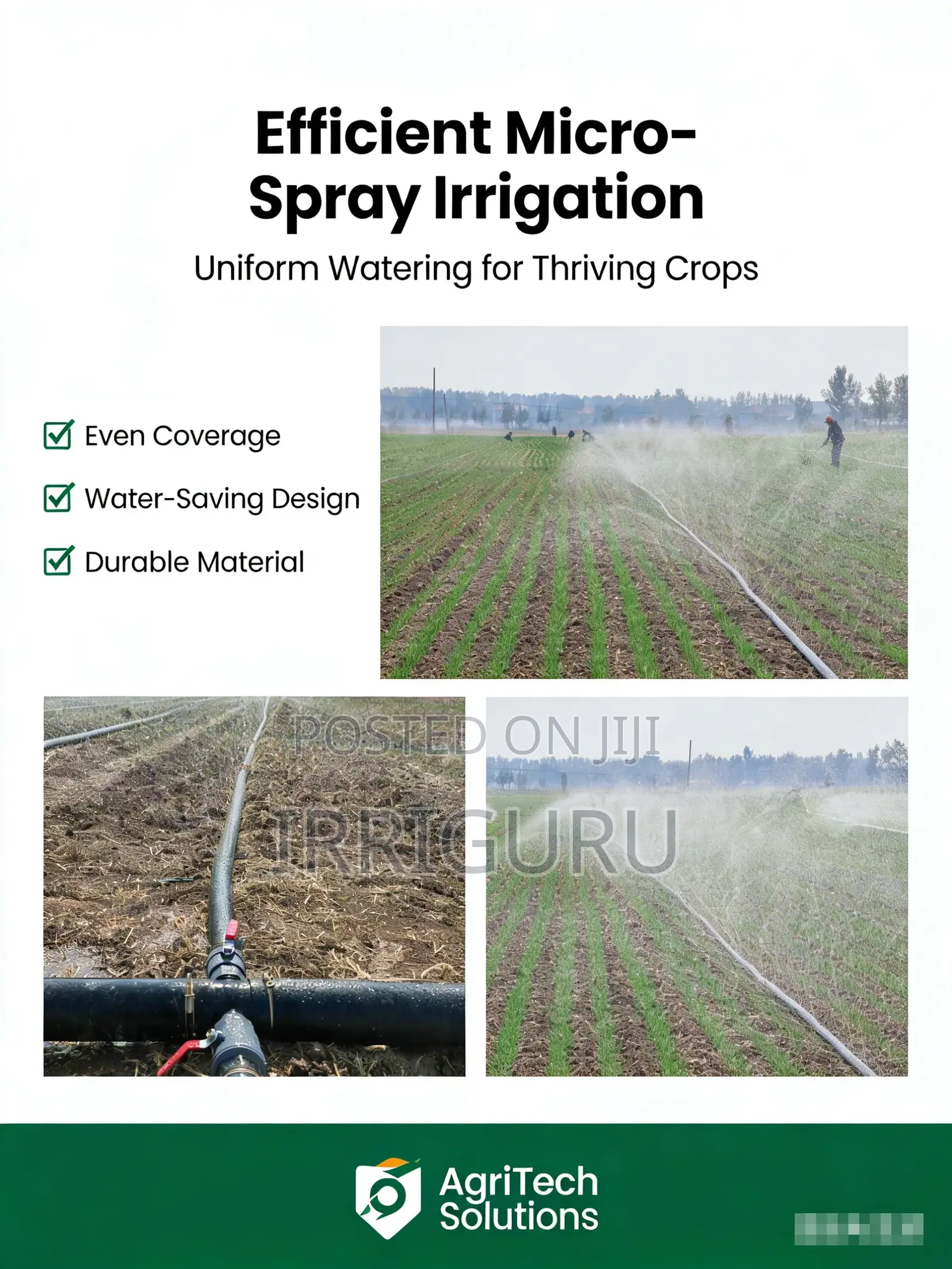 Customizable Solutionstailored Irrigation for Your Unique Farm Needs