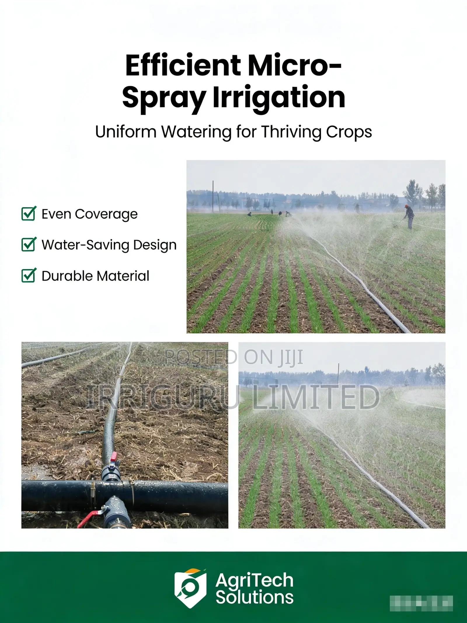 Customizable Solutionstailored Irrigation for Your Unique Farm Needs
