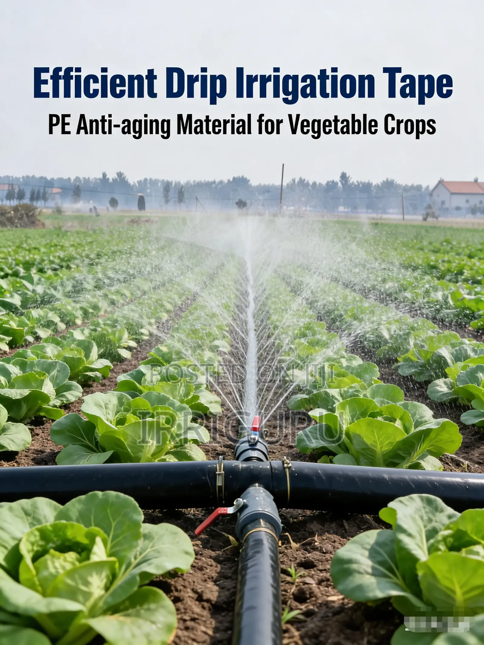 Flexible Installation: Easily Build an Efficient Irrigation Network.