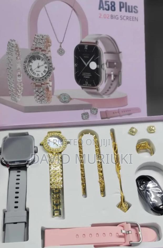 A58 Plus Smart Watches Plus Bracelet Combo Sets - thumbnail 3