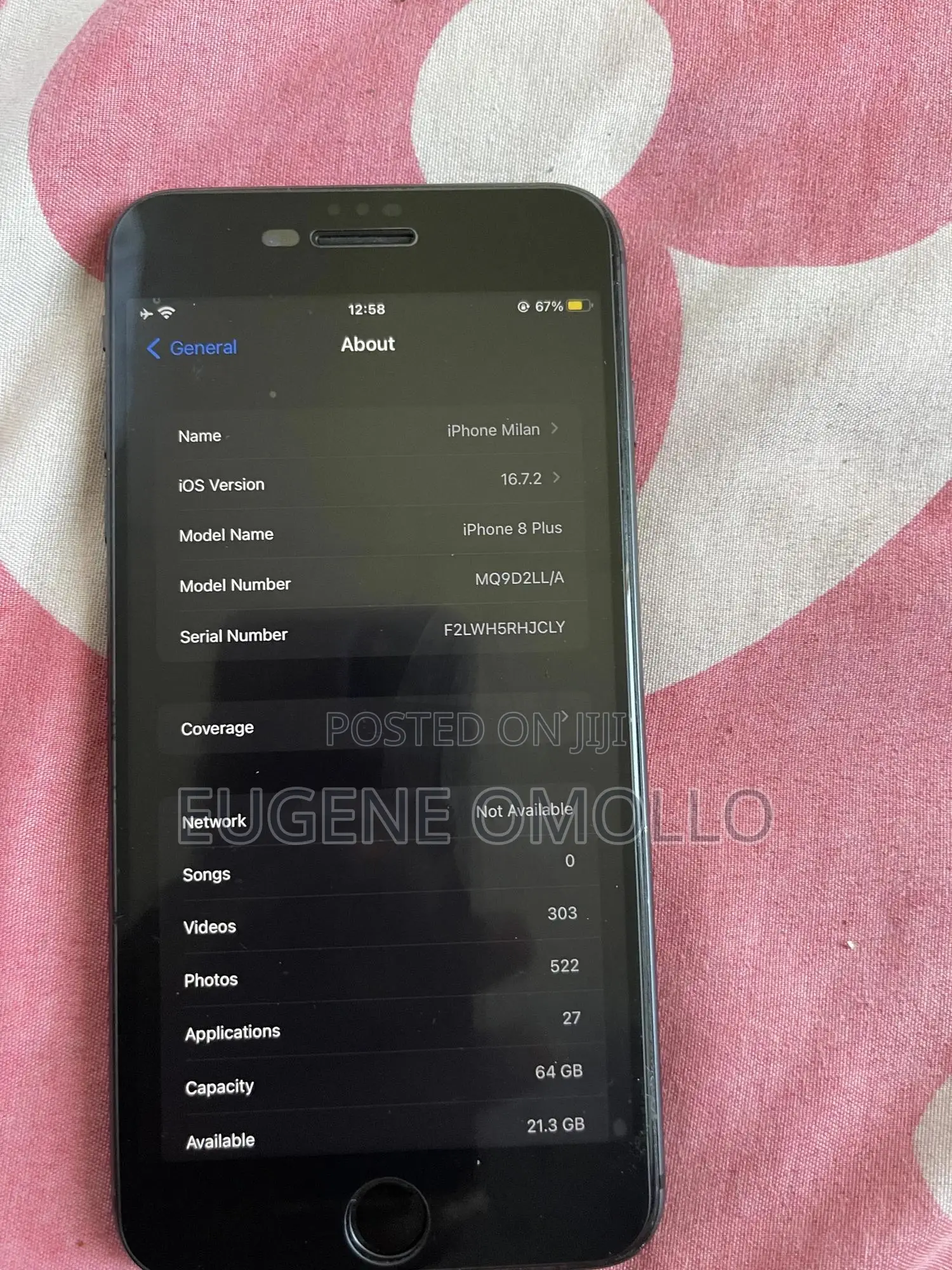 Apple iPhone 8 Plus 64 GB Black
