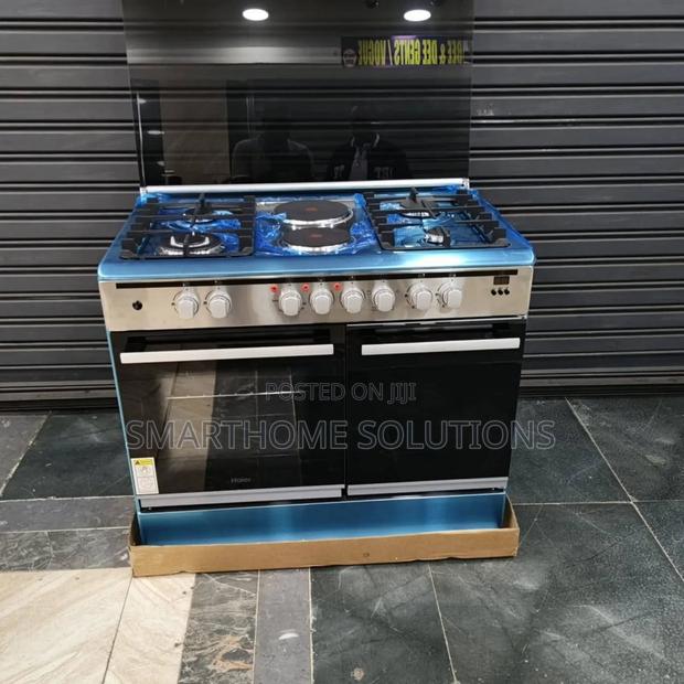 Haier Cooker 60*90cm 4+2 With Electric Oven And Gas Sensor