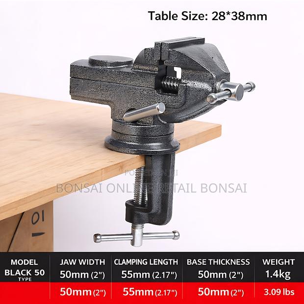 Mini Bench Vise Clamp for Woodworking, Diy Home Workshop - main view