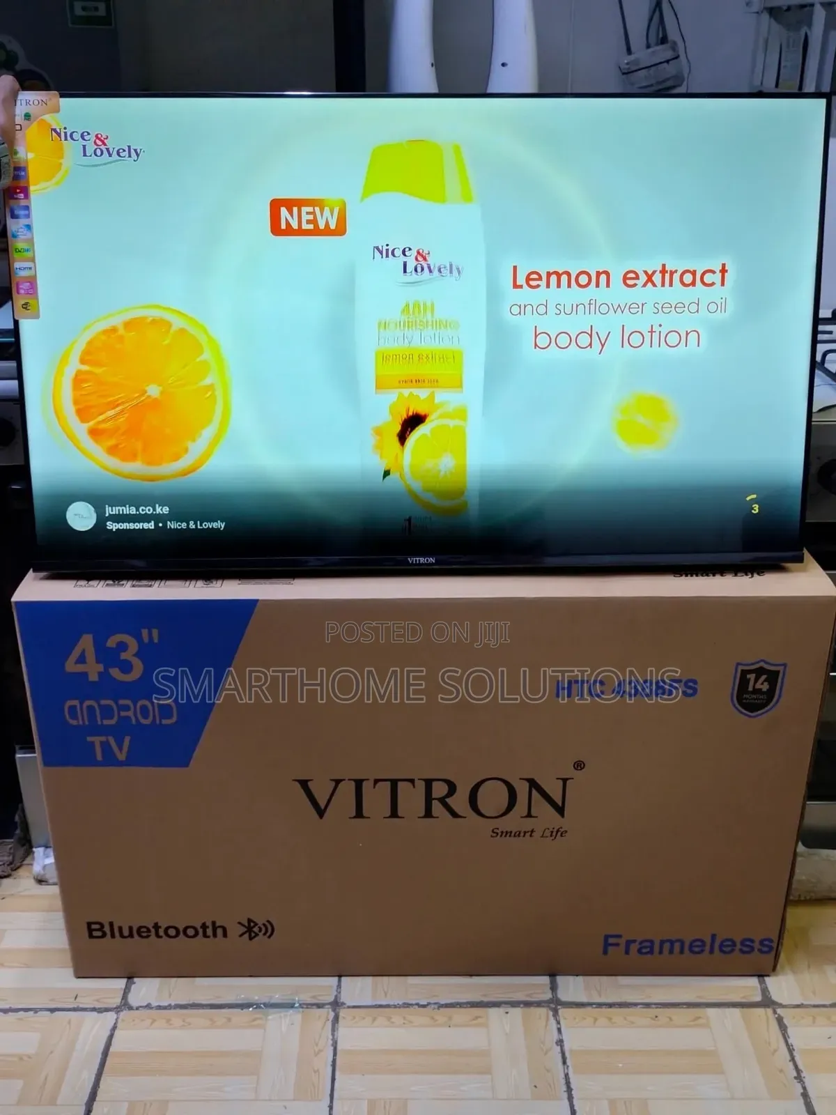Vitron 43′′ Frameless Android Full Hd Tv – Bluetooth Enabled