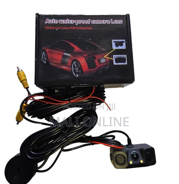 3 in 1 Car Parking Sensor Hd Rear View Camera Reverse Backup Camera - thumbnail 4