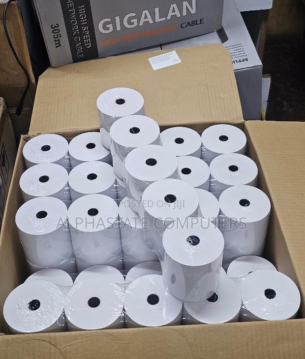 80mm Thermal Paper Rolls for Pos Printers High Quality Receipt Paper