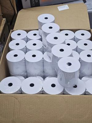 80mm Pos Thermal Rolls Paper 50 Pieces Compatible With Thermal Printer - thumbnail 2