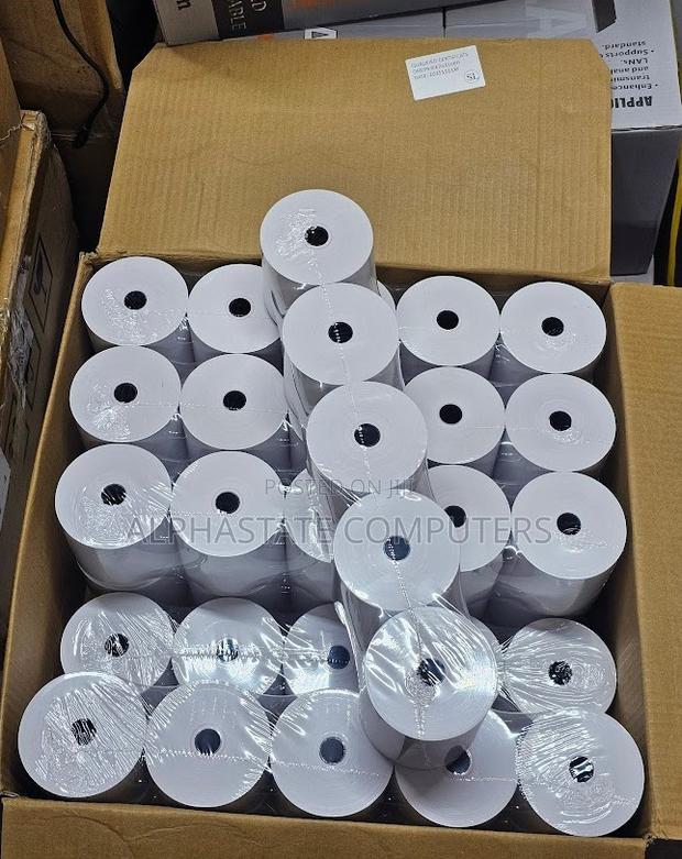 80mm Thermal Receipt Rolls Long Paper for Supermarket Pos Printers