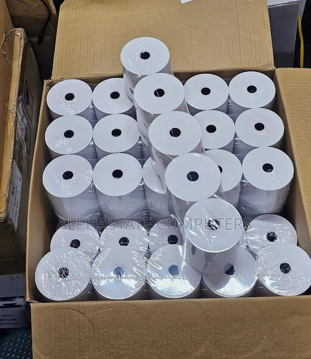 80mm Thermal Rolls Paper for Receipt Printers Size 80mm X 79mm