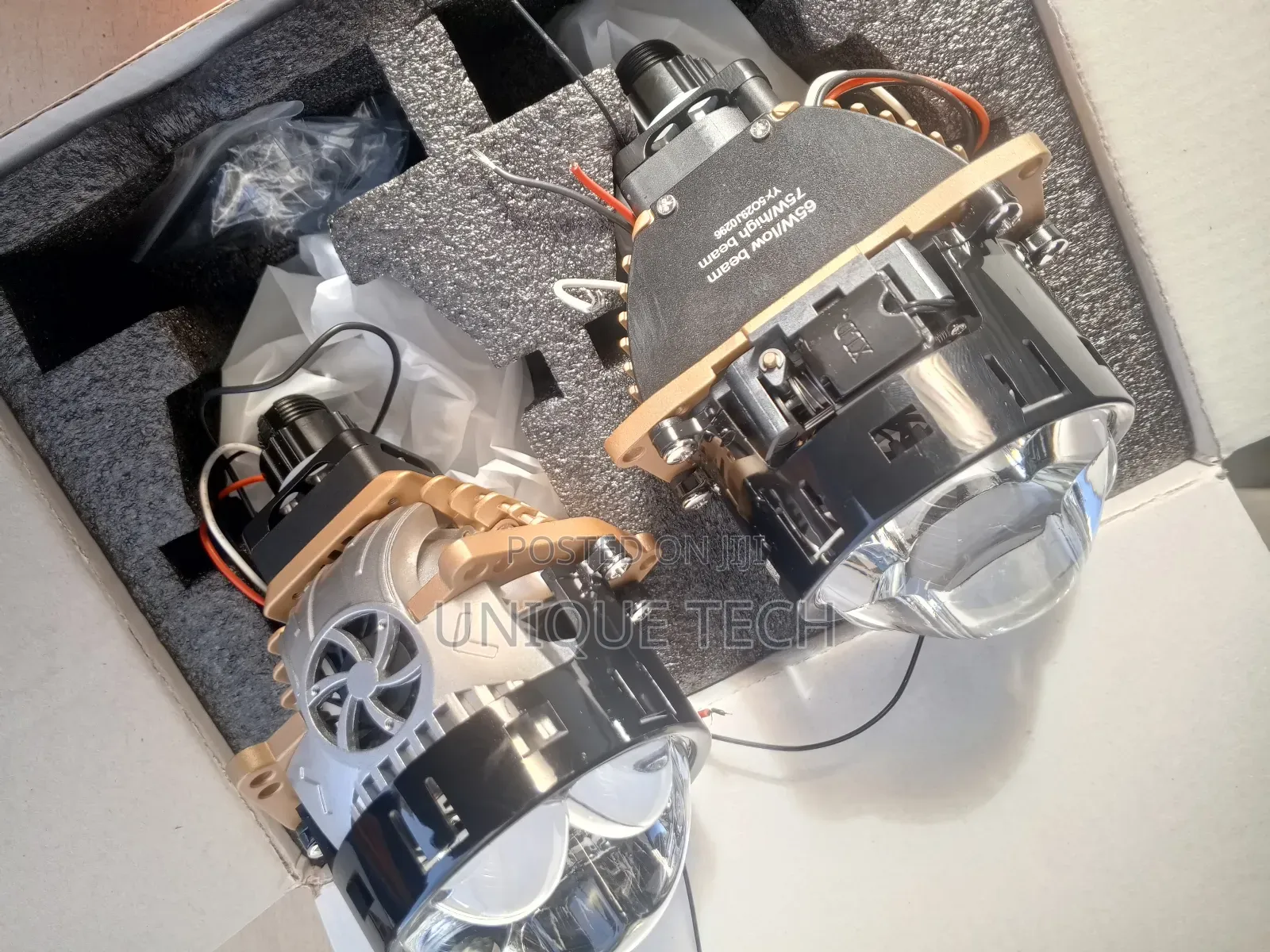 Premium 3 Laser Bi-led Projector – 65w & 75w Beams