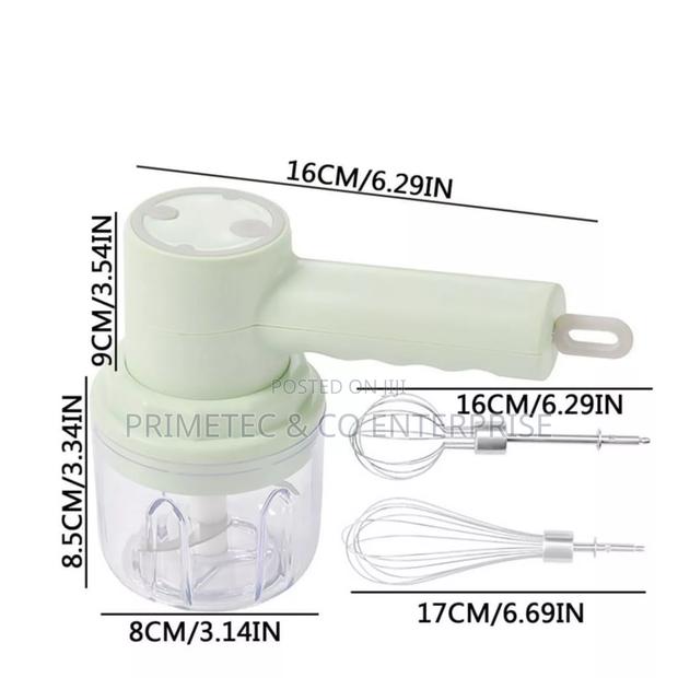 Wireless Multifunction Cooking Machine Whisk Chopper (250ml) - thumbnail 2