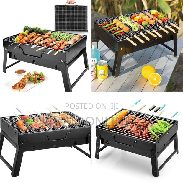 Foldable Portable Charcoal BBQ Grill Camping Travel Barbecue