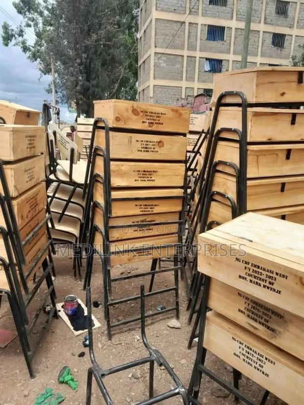 Metallic Wooden School Lockers - main view