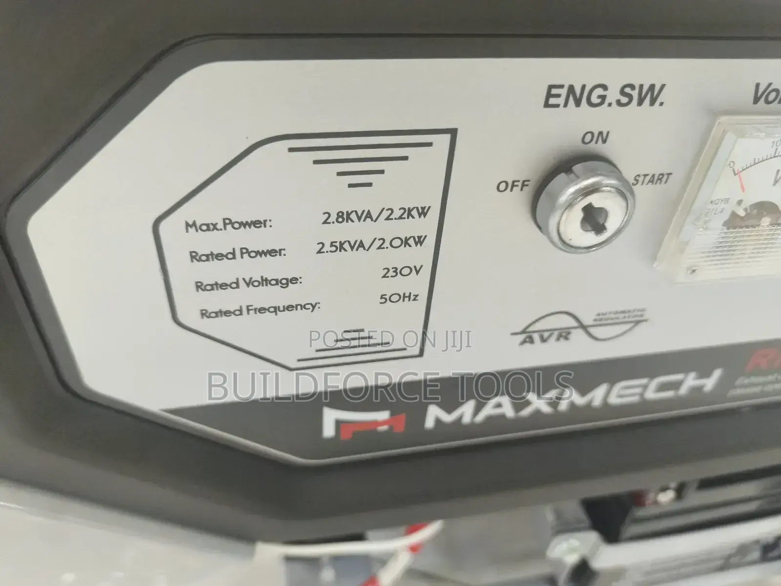 Portable Gasoline 7.5 Kva Max Generator