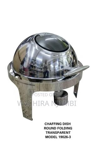 Round Food Heating Chafing Dish - thumbnail 2