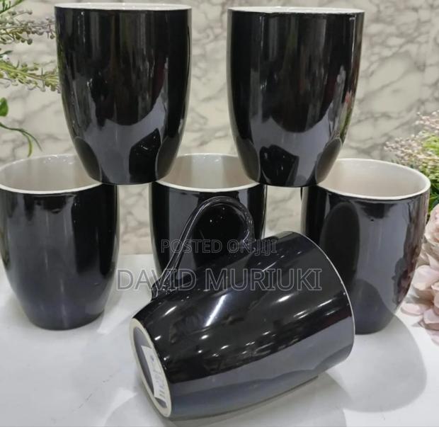 Black Ceramic Mug