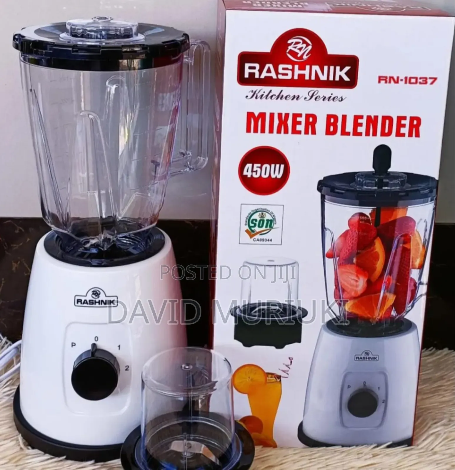 New
2 in 1 Rashnik Blenders
Blender Plus Grinder 450 Watts