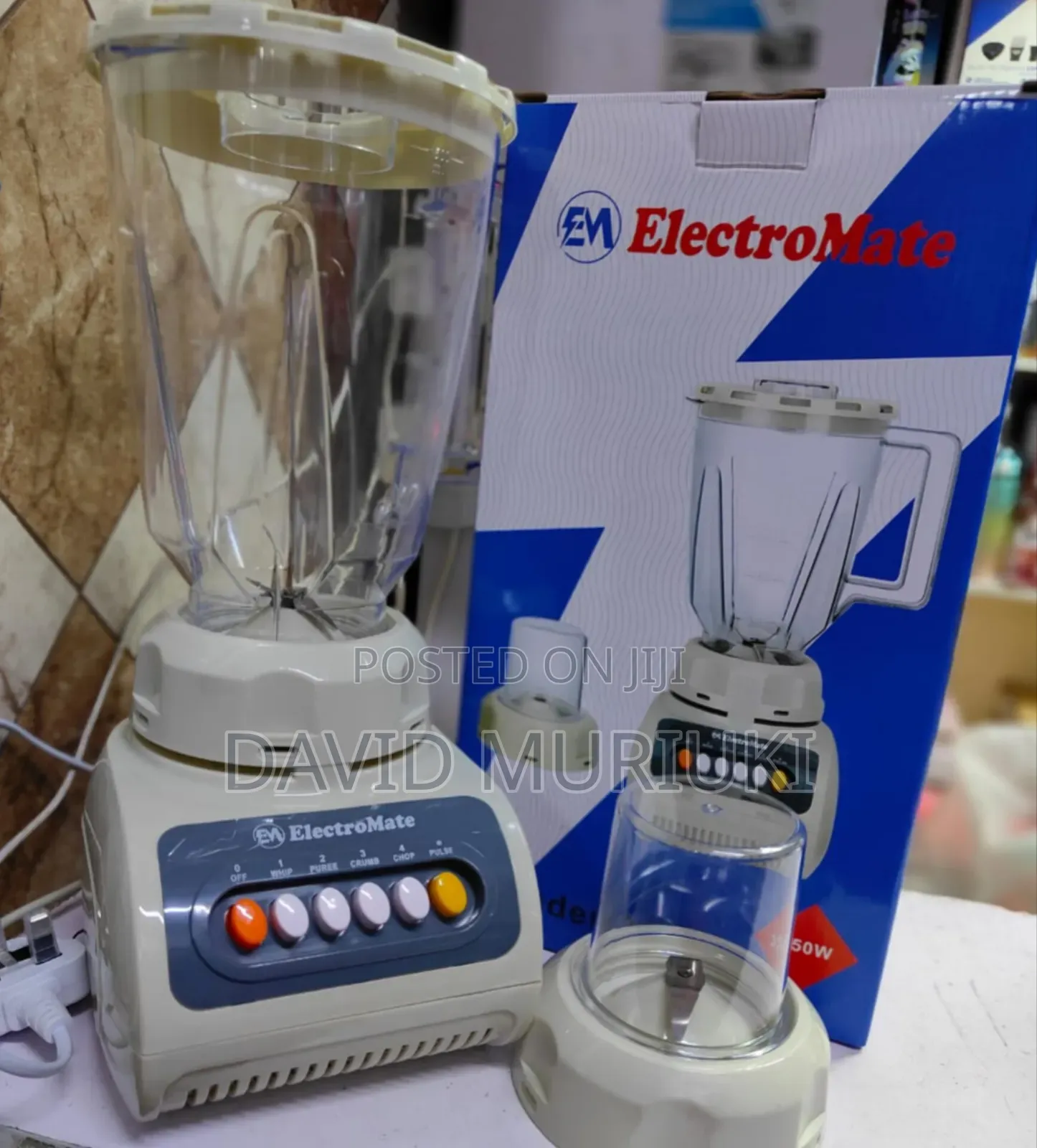 The Affordable 2 in 1 Electromate Blender 350 Watts
